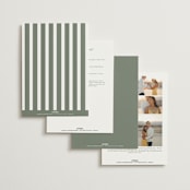 "Ornate sketched frame" - Wedding Invitations in Forest by Jackie Crawford - Back of Card Options