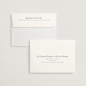 "Modernne" - Wedding Invitations in Powder by Carolyn MacLaren - FREE Recipient Addressing