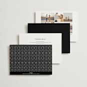 "Beautifully Scripted" - Wedding Invitations in Pearl by Hooray Creative - Back of Card Options