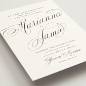 "Best is yet to come" - Wedding Invitations in Classique by Design Lotus - Detail