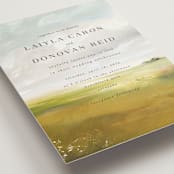 "Savanna" - Wedding Invitations in Fern by Lindsay Megahed - Detail