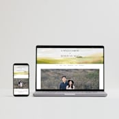 "Savanna" - Wedding Invitations in Fern by Lindsay Megahed - FREE Wedding Website