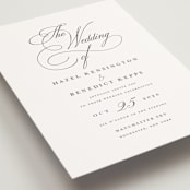 "scamorza" - Wedding Invitations in Pearl by chocomocacino - Detail