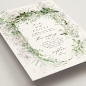 "Lush Greenery" - Wedding Invitations in Fresh Green by Phrosné Barwood - Detail