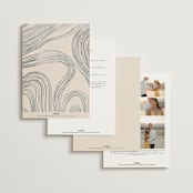 "Rings" - Wedding Invitations in Natural by Alethea and Ruth - Back of Card Options