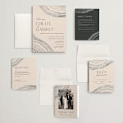 "Rings" - Wedding Invitations in Natural by Alethea and Ruth - Invitation Suite