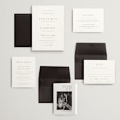 "Victoria" - Wedding Invitations in Clover by Kelly Schmidt - Invitation Suite