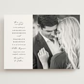"Classically Us" - Wedding Invitations in Cotton by Simona Camp - Front