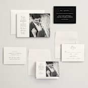 "Classically Us" - Wedding Invitations in Cotton by Simona Camp - Invitation Suite