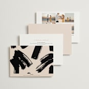 "SoHo" - Wedding Invitations in Blush by Hudson meet Rose - Back of Card Options