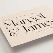 "SoHo" - Wedding Invitations in Blush by Hudson meet Rose - Detail