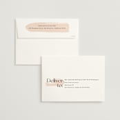 "SoHo" - Wedding Invitations in Blush by Hudson meet Rose - FREE Recipient Addressing