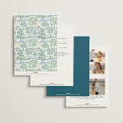 "Going to the Chapel" - Wedding Invitations in Meadow by Paper Sun Studio - Back of Card Options