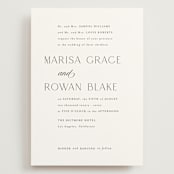 "Classic Chic" - Wedding Invitations in Pearl by Shirley Lin Schneider - Front
