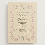"Modern Fairy Tale" - Wedding Invitations in Linen by Helena Vitto - Front
