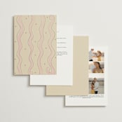 "Modern Fairy Tale" - Wedding Invitations in Linen by Helena Vitto - Back of Card Options