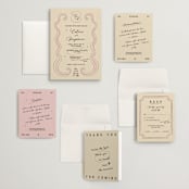 "Modern Fairy Tale" - Wedding Invitations in Linen by Helena Vitto - Invitation Suite