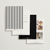 "quirky fun" - Wedding Invitations in Tuxedo by Cass Loh - Back of Card Options