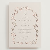 "Lennox" - Wedding Invitations in Harvest by Kristie Kern - Front