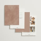 "Lennox" - Wedding Invitations in Harvest by Kristie Kern - Back of Card Options