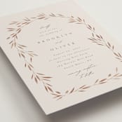 "Lennox" - Wedding Invitations in Harvest by Kristie Kern - Detail