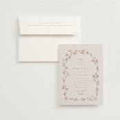 "Lennox" - Wedding Invitations in Harvest by Kristie Kern - Invitation with Envelope