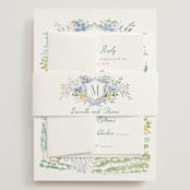 "Vineyard Love" - Wedding Invitations in Summer by Petra Kern - Assembled with Belly Band