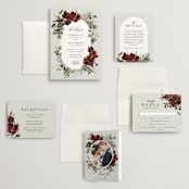 "harvest" - Wedding Invitations in Cabernet by Everett Paper Goods - Invitation Suite