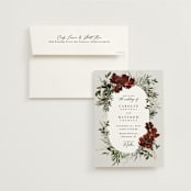 "harvest" - Wedding Invitations in Cabernet by Everett Paper Goods - Invitation with Envelope