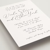 "Poem" - Wedding Invitations in Snow by Maja Cunningham - Detail