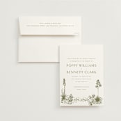"Rancho" - Wedding Invitations in Verde by Megan Davis - Invitation with Envelope