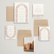 "Floral Arch" - Wedding Invitations in Spring by Phrosné Barwood - Invitation Suite