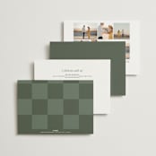"Highlights" - Wedding Invitations in Forest by Jackie Crawford - Back of Card Options