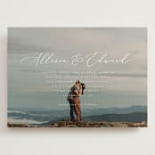 "So Inlove" - Wedding Invitations in Cloud by Jhudy - Front