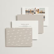 "So Inlove" - Wedding Invitations in Cloud by Jhudy - Back of Card Options