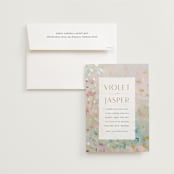 "english garden" - Wedding Invitations in Daffodil by Lindsay Megahed - Invitation with Envelope