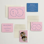 "Connected" - Wedding Invitations in Marseille by Claudia Orengo - Invitation Suite