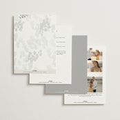 "A Thousand Years" - Wedding Invitations in Classic White by Design Lotus - Back of Card Options