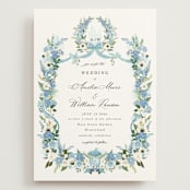 "Disney's Cinderella Fairytale" - Wedding Invitations in Bluebell by Susan Moyal - Front