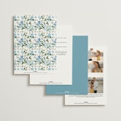 "Disney's Cinderella Fairytale" - Wedding Invitations in Bluebell by Susan Moyal - Back of Card Options