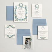 "Disney's Cinderella Fairytale" - Wedding Invitations in Bluebell by Susan Moyal - Invitation Suite