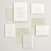 "Conley" - Wedding Invitations in Leaf by Kristie Kern - Invitation Suite