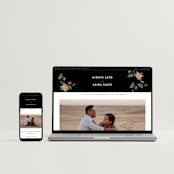 "Kota" - Wedding Invitations in Onyx by Nazia Hyder - FREE Wedding Website