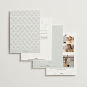 "Inverness" - Wedding Invitations in Pistachio by Nicole Whiddon - Back of Card Options