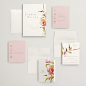 "colorwash floral" - Wedding Invitations in Blossom by Angela Marzuki - Invitation Suite