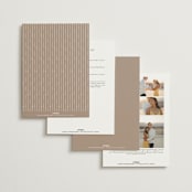 "Luxe script" - Wedding Invitations in Pearl by Hooray Creative - Back of Card Options