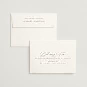 "Luxe script" - Wedding Invitations in Pearl by Hooray Creative - FREE Recipient Addressing