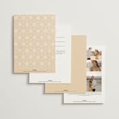 "Chuppah Arch" - Wedding Invitations in Desert Sun by Laura Bolter - Back of Card Options