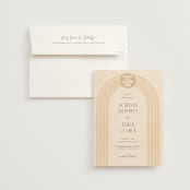 "Chuppah Arch" - Wedding Invitations in Desert Sun by Laura Bolter - Invitation with Envelope