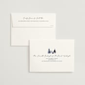 "Let it Snow" - Wedding Invitations in Celestial by Anastasia Makarova - FREE Recipient Addressing